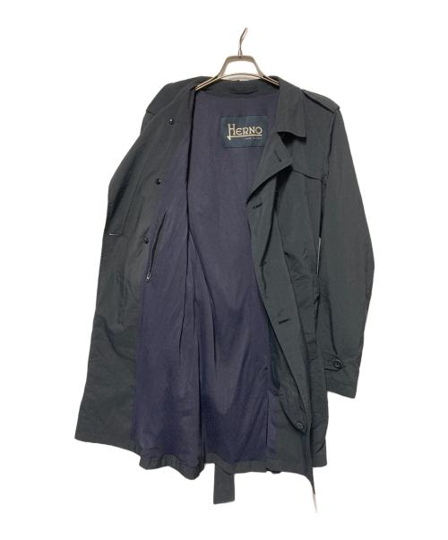 HERNO（ヘルノ）HERNO (ヘルノ) ナイロントレンチコート ネイビー サイズ:46の古着・服飾アイテム