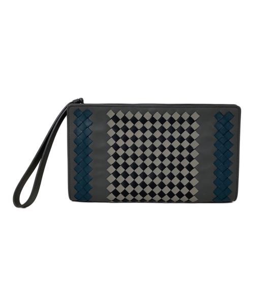 BOTTEGA VENETA（ボッテガベネタ）BOTTEGA VENETA (ボッテガベネタ) イントレチャート グレーの古着・服飾アイテム
