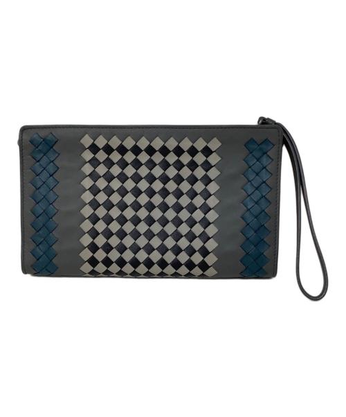BOTTEGA VENETA（ボッテガベネタ）BOTTEGA VENETA (ボッテガベネタ) イントレチャート グレーの古着・服飾アイテム