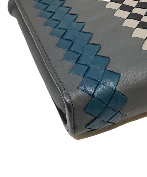 BOTTEGA VENETA（ボッテガベネタ）BOTTEGA VENETA (ボッテガベネタ) イントレチャート グレーの古着・服飾アイテム