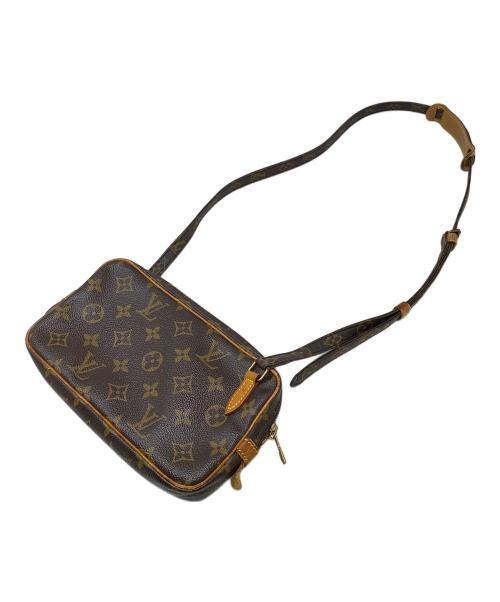 LOUIS VUITTON（ルイ ヴィトン）LOUIS VUITTON (ルイ ヴィトン) ポシェット・マルリーバンドリエール ブラウンの古着・服飾アイテム