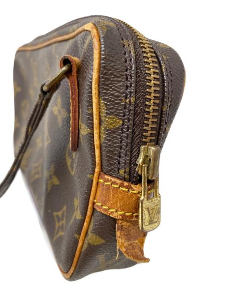 LOUIS VUITTON（ルイ ヴィトン）LOUIS VUITTON (ルイ ヴィトン) ポシェット・マルリーバンドリエール ブラウンの古着・服飾アイテム