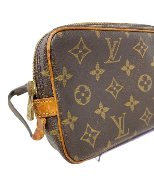LOUIS VUITTON（ルイ ヴィトン）LOUIS VUITTON (ルイ ヴィトン) ポシェット・マルリーバンドリエール ブラウンの古着・服飾アイテム