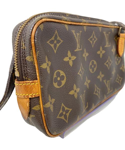 LOUIS VUITTON（ルイ ヴィトン）LOUIS VUITTON (ルイ ヴィトン) ポシェット・マルリーバンドリエール ブラウンの古着・服飾アイテム