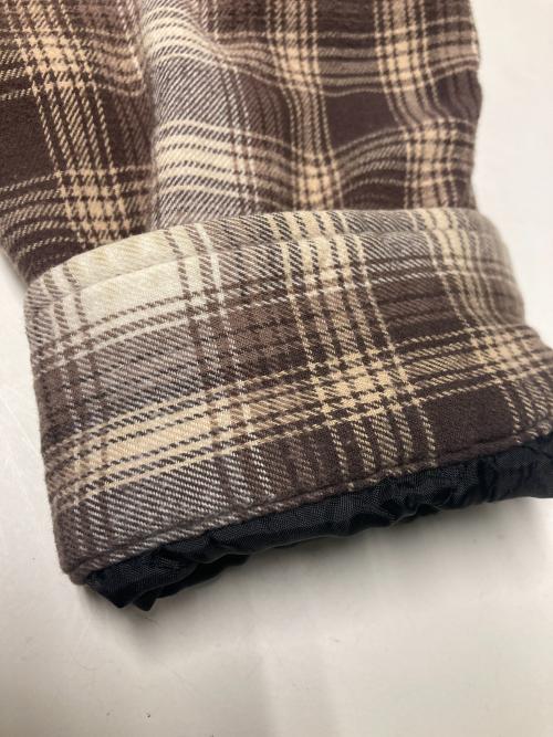 SUPREME（シュプリーム）SUPREME (シュプリーム) 21FW Hooded Flannel Zip Up Shirt ブラウン サイズ:Mの古着・服飾アイテム