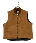 CarHarttカーハート）の古着「SANDSTONE VEST」｜ブラウン