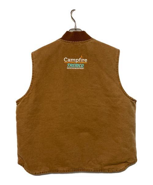 CarHartt（カーハート）CarHartt (カーハート) SANDSTONE VEST ブラウン サイズ:XLの古着・服飾アイテム