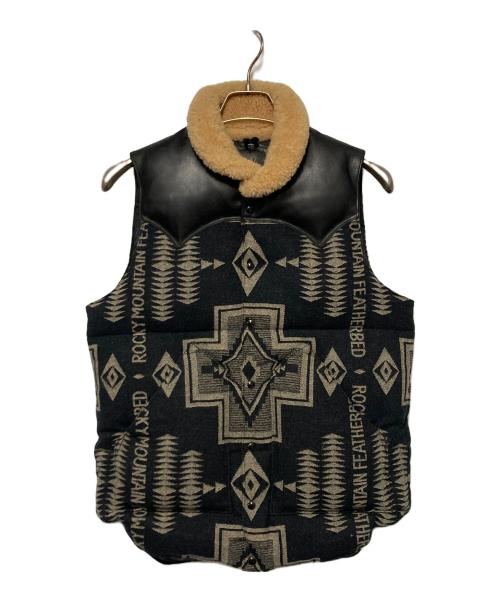 RockyMountainFeatherBed（ロッキーマウンテンフェザーベッド）RockyMountainFeatherBed (ロッキーマウンテンフェザーベッド) PENDLETON (ペンドルトン) CHRISTY VEST ブラック サイズ:36の古着・服飾アイテム