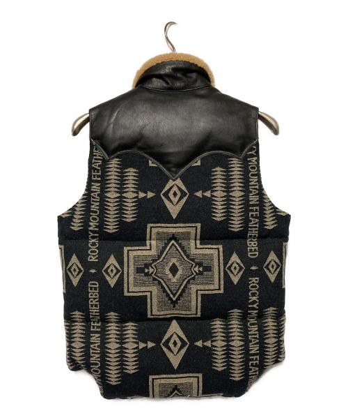 RockyMountainFeatherBed（ロッキーマウンテンフェザーベッド）RockyMountainFeatherBed (ロッキーマウンテンフェザーベッド) PENDLETON (ペンドルトン) CHRISTY VEST ブラック サイズ:36の古着・服飾アイテム