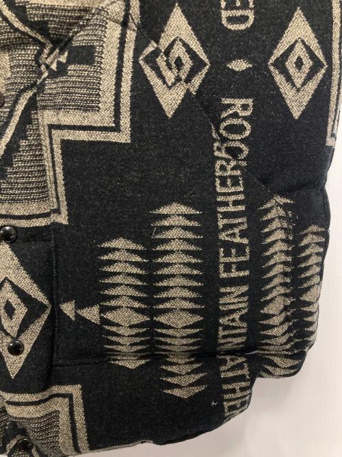RockyMountainFeatherBed（ロッキーマウンテンフェザーベッド）RockyMountainFeatherBed (ロッキーマウンテンフェザーベッド) PENDLETON (ペンドルトン) CHRISTY VEST ブラック サイズ:36の古着・服飾アイテム