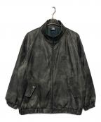 UMBRO×FREAK'S STOREアンブロ×フリークスストア）の古着「PU Stand Collar Jacket」｜ブラック