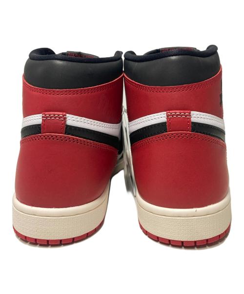 NIKE（ナイキ）NIKE (ナイキ) AIR JORDAN 1 RETRO HIGH OG ホワイト×ブラック×レッド サイズ:US9 未使用品の古着・服飾アイテム