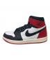 NIKE (ナイキ) AIR JORDAN 1 RETRO HIGH OG ホワイト×ブラック×レッド サイズ:US9 未使用品：12000円