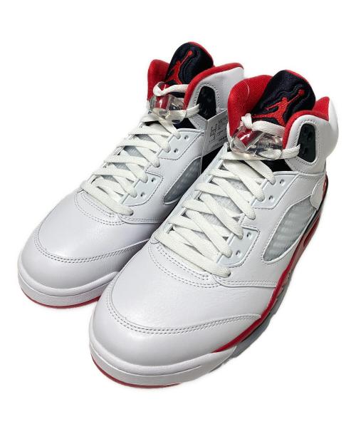 NIKE（ナイキ）NIKE (ナイキ) AIR JORDAN 5 RETRO OG ホワイト サイズ:US9 未使用品の古着・服飾アイテム
