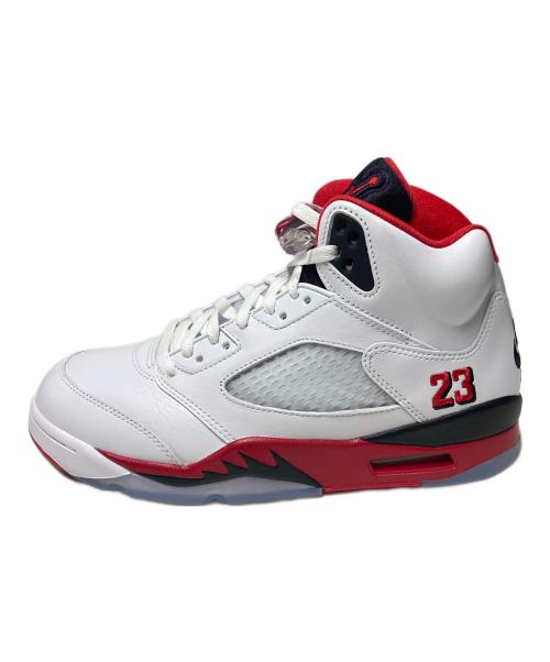 NIKE（ナイキ）NIKE (ナイキ) AIR JORDAN 5 RETRO OG ホワイト サイズ:US9 未使用品の古着・服飾アイテム