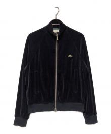 LACOSTE（ラコステ）の古着「ベロアトラックジャケット」｜パープル