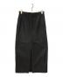 AURALEE（オーラリー）の古着「FINX CHAMBRAY SLIT SKIRT」｜ブラック