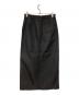 AURALEE (オーラリー) FINX CHAMBRAY SLIT SKIRT ブラック サイズ:1：8000円