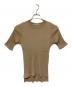 AURALEE（オーラリー）の古着「HIGH GAUGE RIB KNIT TEE」｜ベージュ