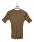 AURALEE (オーラリー) HIGH GAUGE RIB KNIT TEE ベージュ サイズ:1：9000円