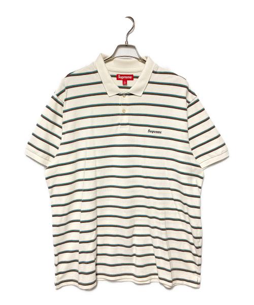 SUPREME（シュプリーム）SUPREME (シュプリーム) 26SS Washed Stripe Polo ホワイト サイズ:XLの古着・服飾アイテム