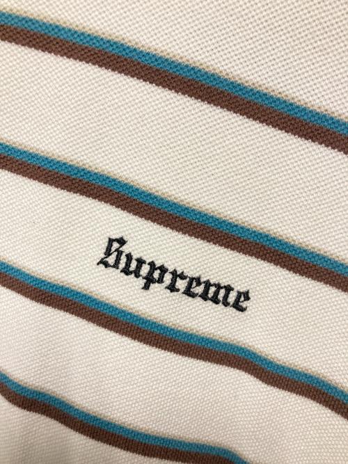 SUPREME（シュプリーム）SUPREME (シュプリーム) 26SS Washed Stripe Polo ホワイト サイズ:XLの古着・服飾アイテム