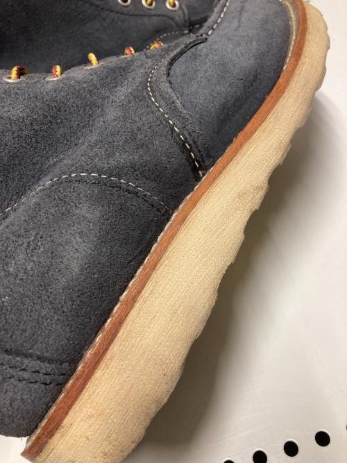 RED WING（レッドウィング）RED WING (レッドウィング) スエードモックトゥブーツ グレー サイズ:5 1/2Eの古着・服飾アイテム