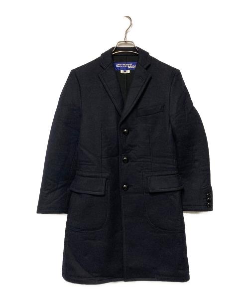 JUNYA WATANABE MAN（ジュンヤワタナベマン）JUNYA WATANABE MAN (ジュンヤワタナベマン) ウールビーバーボンディングチェスターコート ネイビー サイズ:XSの古着・服飾アイテム