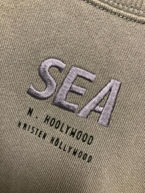 N.HOOLYWOOD（エヌ ハリウッド）N.HOOLYWOOD (エヌ ハリウッド) WIND AND SEA (ウィンダンシー) クルーネックスウェット グレー サイズ:Sの古着・服飾アイテム