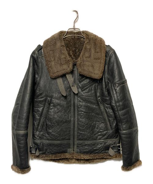 RAWLIFE（ロウライフ）RAWLIFE (ロウライフ) ムートンジャケット ブラック サイズ:Mの古着・服飾アイテム