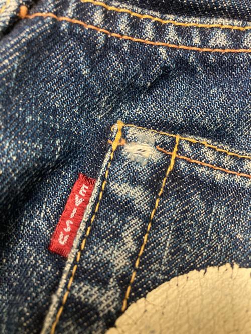 EVISU（エヴィス）EVISU (エヴィス) カモメペイントデニムパンツ インディゴ サイズ:30×35の古着・服飾アイテム