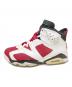 NIKE (ナイキ) AIR JORDAN 6 RETRO ホワイト×レッド サイズ:US10：14000円