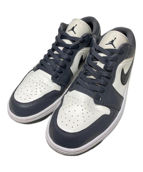 NIKE（ナイキ）NIKE (ナイキ) WMNS AIR JORDAN 1 LOW グレー×ホワイト サイズ:US11の古着・服飾アイテム