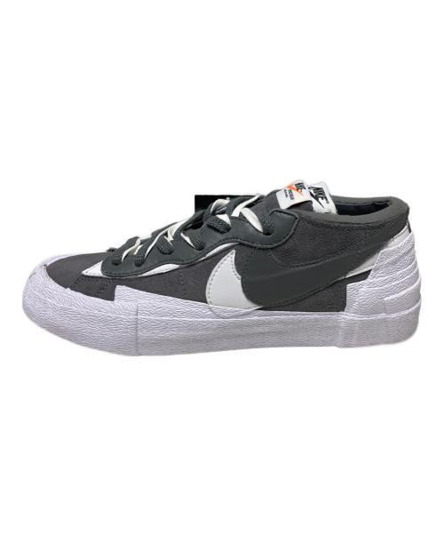 NIKE（ナイキ）NIKE (ナイキ) sacai (サカイ) BLAZER LOW グレー×ホワイト サイズ:US9.5 未使用品の古着・服飾アイテム