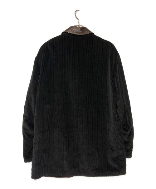 dunhill（ダンヒル）dunhill (ダンヒル) リバーシブルレザーコート ブラウン×ブラック サイズ:Mの古着・服飾アイテム