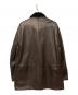 dunhill (ダンヒル) リバーシブルレザーコート ブラウン×ブラック サイズ:M：30000円