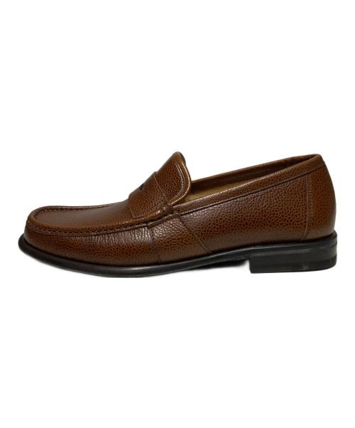 Salvatore Ferragamo（サルヴァトーレ フェラガモ）Salvatore Ferragamo (サルヴァトーレ フェラガモ) コインローファー ブラウン サイズ:7 1/2EEの古着・服飾アイテム
