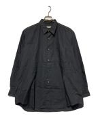 COMME des GARCONS HOMMEコムデギャルソン オム）の古着「レギュラーカラーシャツ / 田中オム」｜ブラック