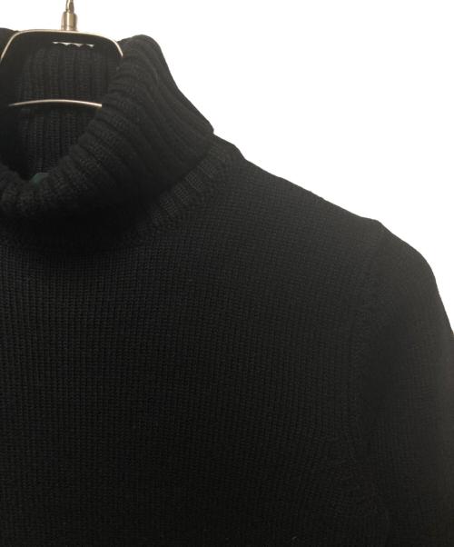 Zanone（ザノーネ）Zanone (ザノーネ) 5ゲージウールソリッドタートルネックニット  ブラック サイズ:46の古着・服飾アイテム