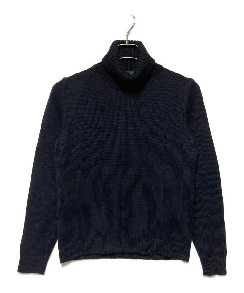 Zanone（ザノーネ）Zanone (ザノーネ) 5ゲージウールソリッドタートルネックニット  ネイビー サイズ:46の古着・服飾アイテム