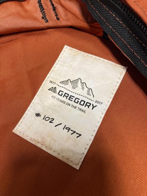 GREGORY（グレゴリー）GREGORY (グレゴリー) DAY PACK 1977 オレンジ サイズ:21L 未使用品の古着・服飾アイテム