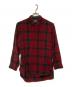 PENDLETON（ペンドルトン）の古着「50-60s ウールチェックBDシャツ」｜レッド×ブラック