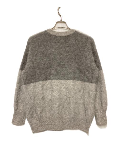 UNITED ARROWS（ユナイテッドアローズ）UNITED ARROWS (ユナイテッドアローズ) フォックスカシミヤクルーネックニット グレー サイズ:Fの古着・服飾アイテム