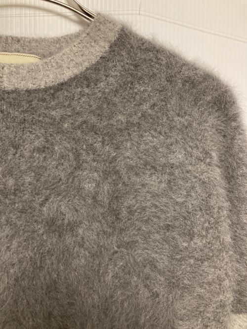 UNITED ARROWS（ユナイテッドアローズ）UNITED ARROWS (ユナイテッドアローズ) フォックスカシミヤクルーネックニット グレー サイズ:Fの古着・服飾アイテム