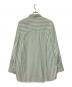 Graphpaper (グラフペーパー) 24SS Broad L/S Oversized Regular Collar Shirt グリーン×ホワイト サイズ:1：15000円