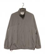 Graphpaperグラフペーパー）の古着「23SS Semi-Dull Poplin Stand Collar Blouson」｜グレー
