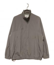 Graphpaper（グラフペーパー）の古着「23SS Semi-Dull Poplin Stand Collar Blouson」｜グレー