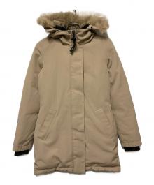 CANADA GOOSE（カナダグース）の古着「VICTORIA PARKA」｜ベージュ