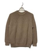 BATONERバトナ―）の古着「SIGNATURE CREW NECK」｜ベージュ