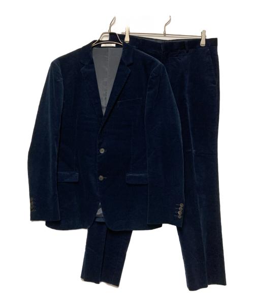 Calvin Klein（カルバンクライン）Calvin Klein (カルバンクライン) コーデュロイ2Bセットアップスーツ ネイビー サイズ:40の古着・服飾アイテム